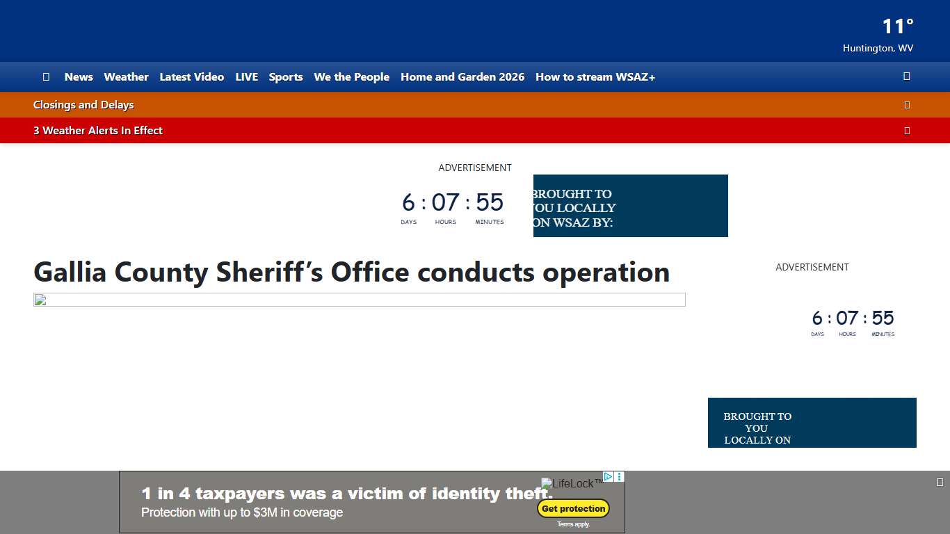 Gallia County Sheriff’s Office conducts operation